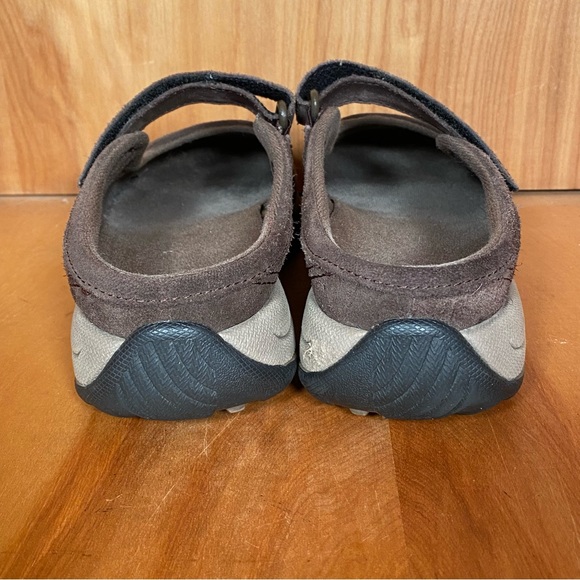 Womens 6.5 LL Bean Comfort Mocs Mary Jane Shoes Brown SEF1577 - Picture 4 of 8